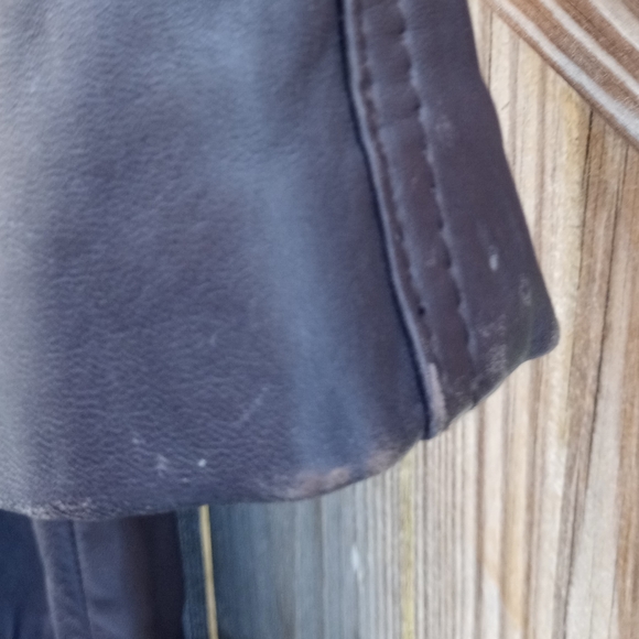 Vintage- LA STUDIO Retro Leather Coat - Picture 10 of 10